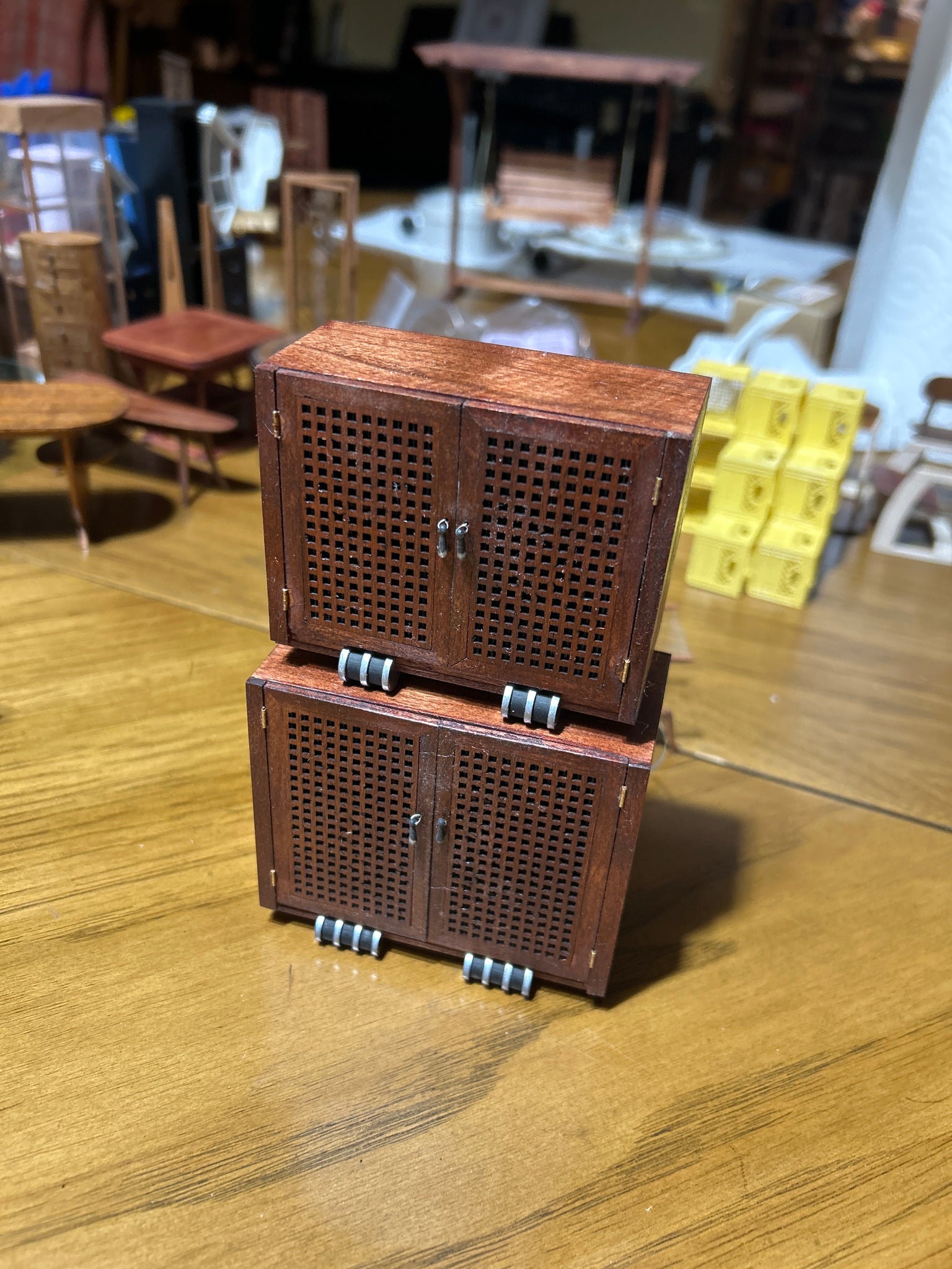 Brutalist cabinet set