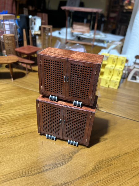 Brutalist cabinet set