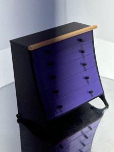 Anderson Curved Purple Cabinet