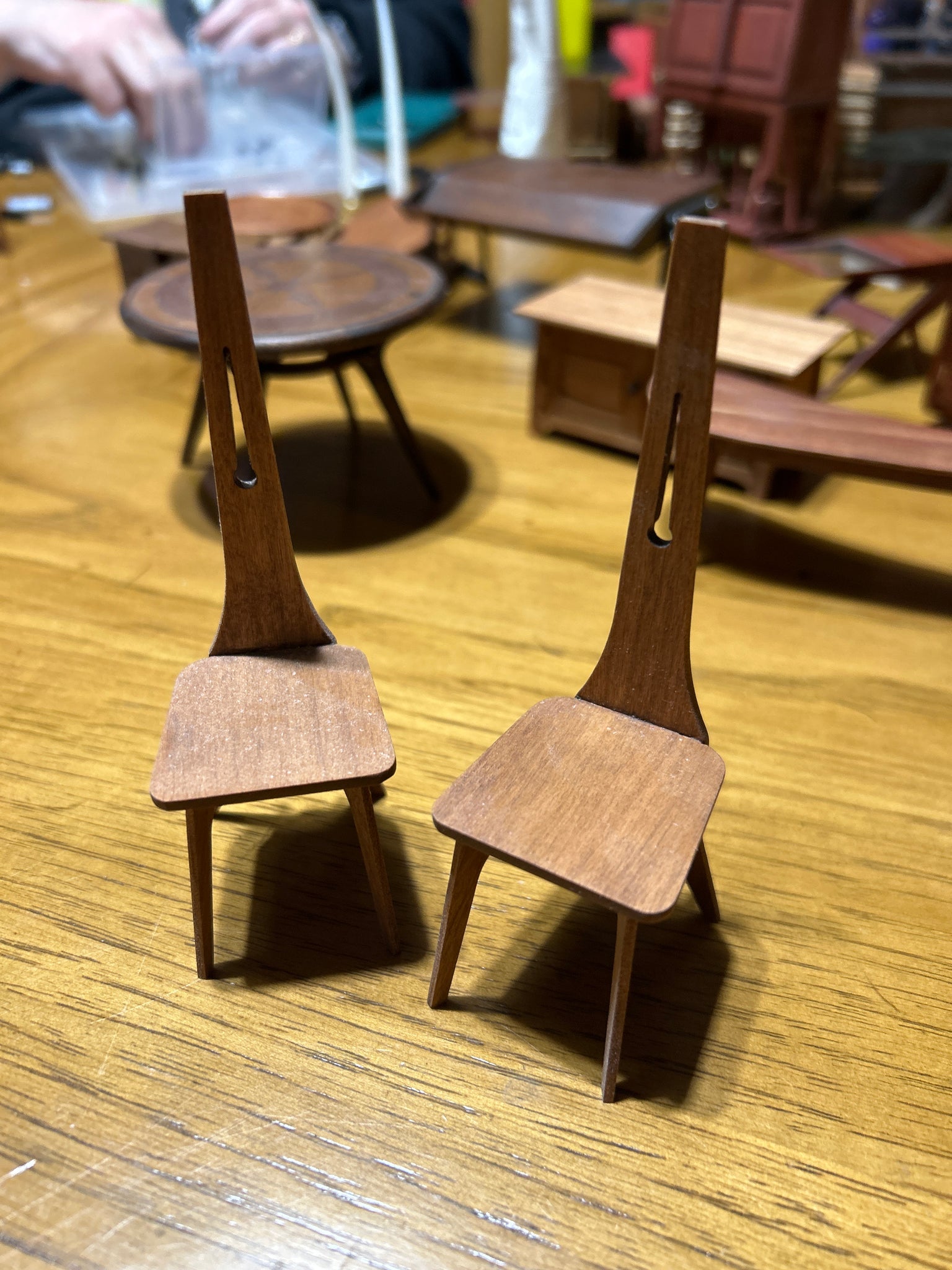 Arts and crafts high back chair